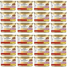 Nacario Gourmet Gold Lezzet Sığır Etli & Tavuklu Yaş (24 x 85 Gr)