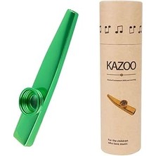 Nacario MK-01G Metal Kazoo Kutulu Alüminyum Alaşım Yeşil