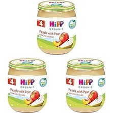 Nacario Hipp Organik Armutlu Şeftali Püresi 125 G 3lü Paket