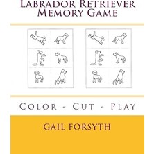 Nacario Labrador Retriever Memory Game: Color - Cut - Play