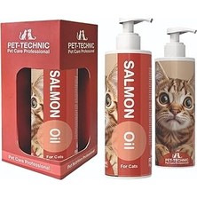 Nacario Salmon Oil Kediler Için Somon Yağı, 3 & 6 Içeren Tamamlayıcı Yem, Sıvı Form, 100 ml