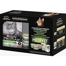 Nacario Plan Sterilised Somonlu Kuru 1.5 kg +3 Pouch Hediye