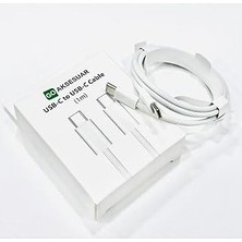 Nacario Go Aksesuar Iphone Usb-C To Usb-C 20W 1 Metre Hızlı Şarj Kopmaz Örgü Kablo Iphone 15-15PROMAX-16-16