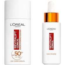 Nacario Paris Revitalift Clinical%12 Saf C Vitamini Aydınlatıcı & Revitalift Clinical Spf 50+