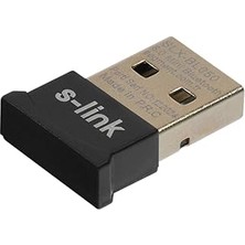 Nacario S-Link SLX-BL050 Bluetooth 5.0 Alıcı, Mini Dongle USB Alıcı, Bt V5.0 Adaptör, USB Bluetooth 5.0, Wi