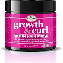 Nacario Difeel Biotin Growth & Curl Saç Maskesi 340GR