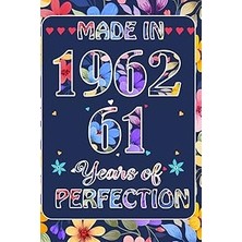 Nacario Made In 1962, 61 St Year Of Perfection: 61 St January Birthday Gifts For Women | Motivational Quote