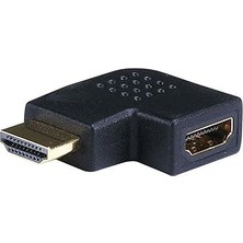 Nacario Lunatic 2148 HDMI L Dirsek 90 Derece Çevirici Dönüştürücü Uzatma Adaptörü
