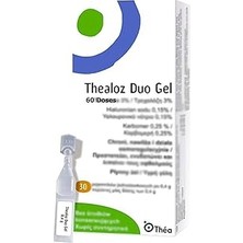 Nacario Thealoz Duo Jel 60DOSES x 0,4ml (2packs) Damla. Italya'da Üretilmiştir. Lehçe Dağıtımı, Lehçe Dili.
