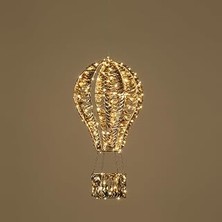 Nacario Asu LED Işıklı Balon Dekor 48 cm Altın