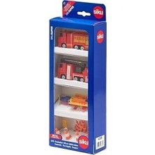 Nacario Siku 6330, Itfaiye Hediye Seti, Kaldırma Platformlu Kamyon, Itfaiye Aracı, Uçak, Hareketli Parçalar