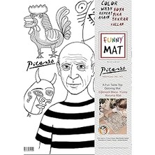 Nacario Akademi Çocuk Funny Mat - Picasso 30X40CM - Yeni