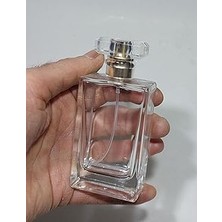 Nacario Paradise Cam Sprey Kolonya Parfüm Şişesi 50 ml - Boş Şişe 1 Adet Gold Renk Sprey Kolay Kapama
