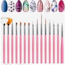 Nacario Nail 15'li Tırnak Süsleme Fırça Seti