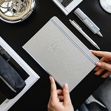 Nacario A5 Bullet Journal Noktalı Defter 140 Gr. 80 Yaprak Silver Glow