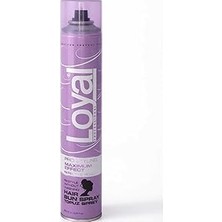 Nacario Loyal Topuz Spreyi 400 ml – Güçlü Tutuş Sağlayan Profesyonel Saç Sabitleyici