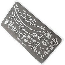 Nacario Nail Stamping Baskı Plakası S13