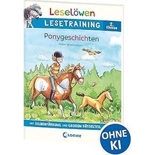 Nacario Leselöwen Lesetraining 2. Klasse - Ponygeschichten: Mit Silbenfärbung Und Großem Rätselteil - Erstl