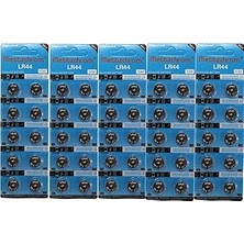 Nacario LR44 AG13 A76 357A SR44SW 1.5 Volt Oyuncak Pili 50'li