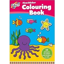 Nacario Galt First Sticker Colouring Book 3 Yaş+ Aktivite Kitabı (A3068C)