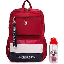 Nacario U.s. Assn. U.s. Polo. Assn. Unisex Okul Çanta Seti PLSET2417005,KIRMIZI Tek Ebat