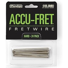 Nacario Dunlop Dl GB 10000 6100 Accu-Fret Set Sert Yeni Gümüş (24 Adet-Bag, 66,7 Mm)
