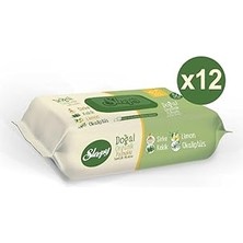 Nacario Sleepy Doğal Organik Pamuklu Temizlik Havlusu 50 Li 12 Paket 600 Kullanım