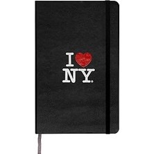 Nacario Moleskine Limited Edition I Love Ny Notebook, Large, Ruled, Black, Hard Cover (5 x 8.25)