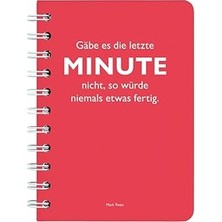 Nacario Ringbuch A6 Twain Minute Rot