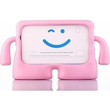 Nacario Constrain - T3 7 Standlı Tutamaçlı Kids Yumuşak Ibuy Silikon Tablet Kılıf Lila