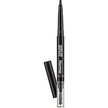 Nacario Angled Brow Fırça Başlıklı & Asansörlü Ucu Açılı Kaş Kalemi