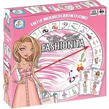 Nacario The Best Fashionita Tasarım Oyunu, 133 Parça, 2-4 Oyuncu, Eğitici Kart Oyunu, Pembe