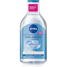 Nacario Nivea 5ın1 Canlandırıcı Micellar Makyaj Temizleme Suyu Normal Ciltler, 400 Ml, Yüz Temizleyici