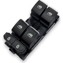 Nacario VASS41 Sol Ön Kapı Cam Düğmesi Kromlu 3G0959857C Skoda Kodiaq 2017-2020
