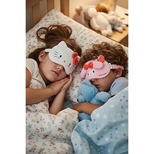 Nacario Miniso Hello Kitty Çilek Koleksiyonu Uyku Gözlüğü, Tek Ebat, Hello Kitty Çilek Koleksiyonu