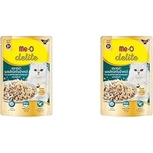 Nacario Me-O Delite Ton Balıklı Tavuklu Soslu, 70 gr 2li Paket