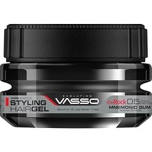 Nacario Vasso Ekstra Güçlü Tutuşlu Saç Jölesi | Tüm Saç Tipleri | Tutuş Islak Görünüm | Mnemonic G