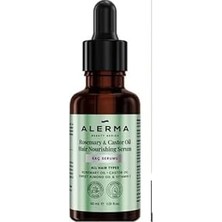 Nacario Besleyici Saç Bakım Serumu, Vegan Formül, Biberiye Hint Yağı Içerir, 30 ml