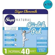 Nacario Sleepy Günlük Ped Normal 720 Adet