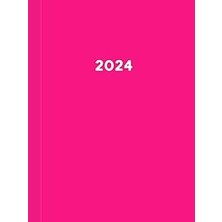 Nacario 2024: Großer Kalender 2024 I A4 I 1 Tag 1 Seite I Mit Zeiteinteilung I 400 Seiten I Tagesplaner I T