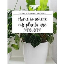 Nacario Independently Published Plant Watering Reminder Label Instructions: Book Of Cut Out Labels - Write
