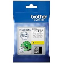 Nacario Brother LC472Y Yellow Sarı 550 Sayfa Kartuş MFC-J2340-J3540-J3940