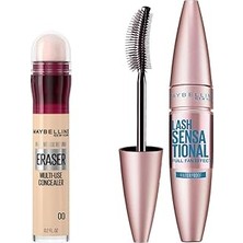Nacario New York Lash Sensational Yelpaze Etkili Suya Dayanıklı Siyah Maskara & Instant Anti Age