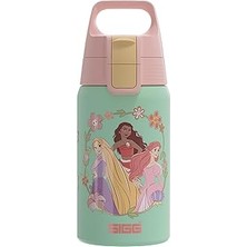 Nacario Sigg - Shield One Prensesleri Paslanmaz Çelik Çocuklar Için Içecek Şişesi - Gazlı Içecekler