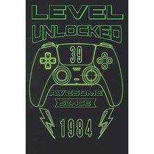 Nacario Level 39 Th Unlocked Awesome Since: 39 Th January Birthday Gifts | Motivational Quotes | Happy Birt