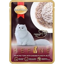 Nacario Refine Pouch Jöle Içinde Didiklenmiş Tavuklu Seçkin Ton Balığı 70 gr