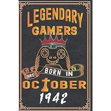Nacario Independently Published Legendary Gamers Are Born In October 1942: 80 Th Birthday Gifts For Women N