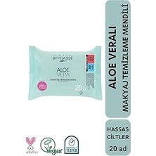 Nacario Byphasse Aloe Veralı Makyaj Temizleme Mendili Hassas Ciltler 20 Adet