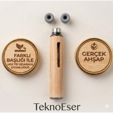Eser Ticarett Ahşap Tütün Isıtıcı Sigara Alternatifi Dumansız Tütün Cihazı