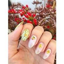 Nacario Arti̇kel Mini Limonlar Tırnak Dövmesi, Tırnak Tattoo, Nail Art, Tırnak Sticker